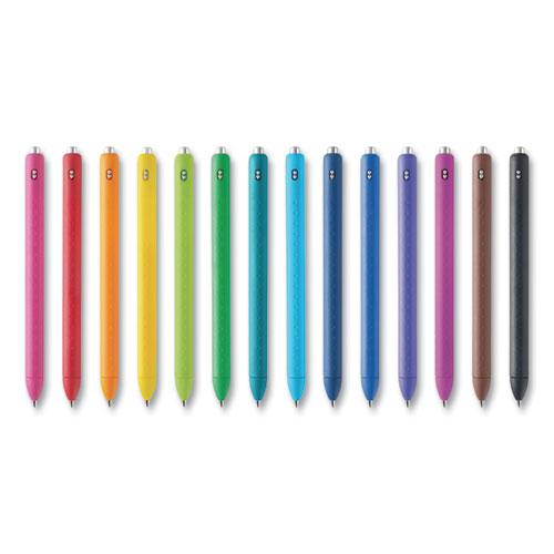 InkJoy Gel Pen, Retractable, Fine 0.5 mm, Assorted Ink and Barrel Colors, 14/Pack. Picture 1