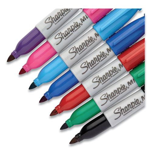 Mini Permanent Marker, Fine Bullet Tip, Assorted Colors, 72/Pack. Picture 2