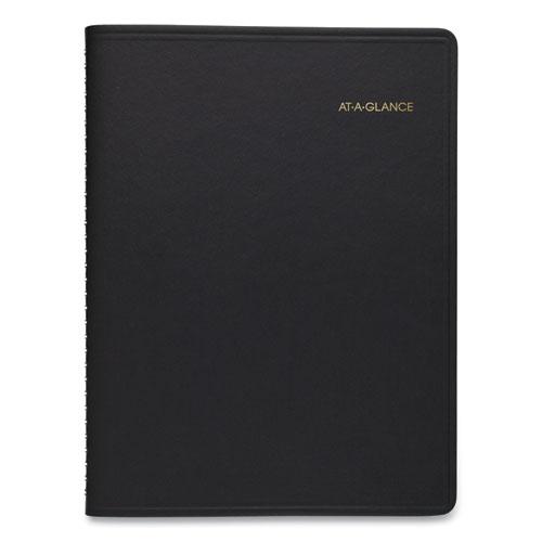 Weekly Appointment Book, 11 x 8.25, Black Cover, 14-Month (July to Aug): 2024 to 2025. Picture 3