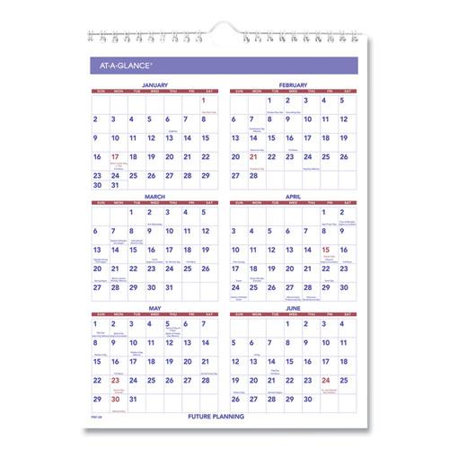 Monthly Wall Calendar with Ruled Daily Blocks, 8 x 11, White Sheets, 12-Month (Jan to Dec): 2024. Picture 2