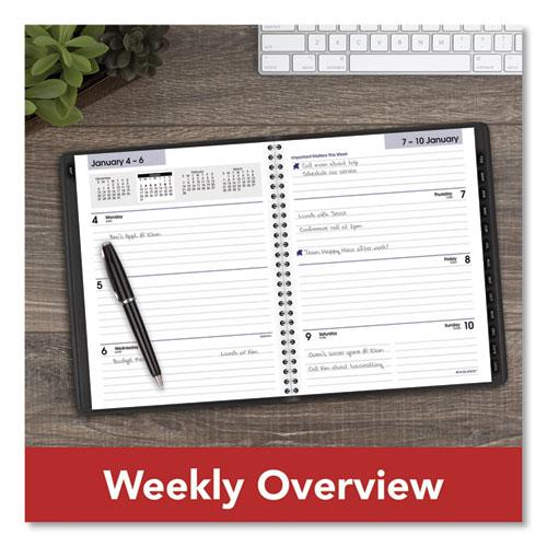 DayMinder Executive Weekly/Monthly Planner, 8.75 x 7, Black Cover, 12-Month (Jan to Dec): 2022. Picture 7
