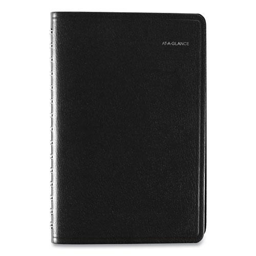 DayMinder Daily Appointment Book, 8.5 x 5.5, Black Cover, 12-Month (Jan to Dec): 2024. Picture 3