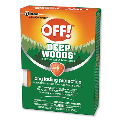 Deep Woods Towelette, 0.28 Box, Unscented, 12/Box. Picture 4