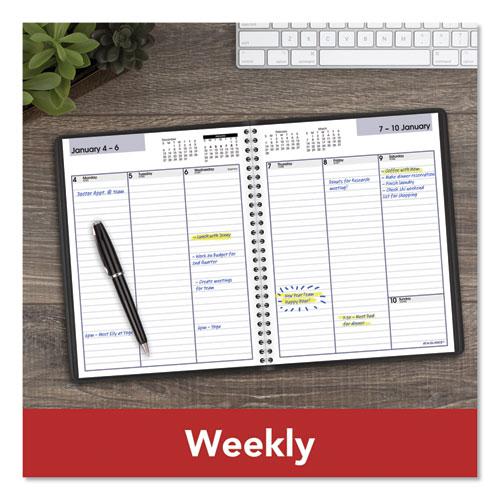 DayMinder Weekly Planner, Vertical-Column Format, 8.75 x 7, Black Cover, 12-Month (Jan to Dec): 2023. Picture 6