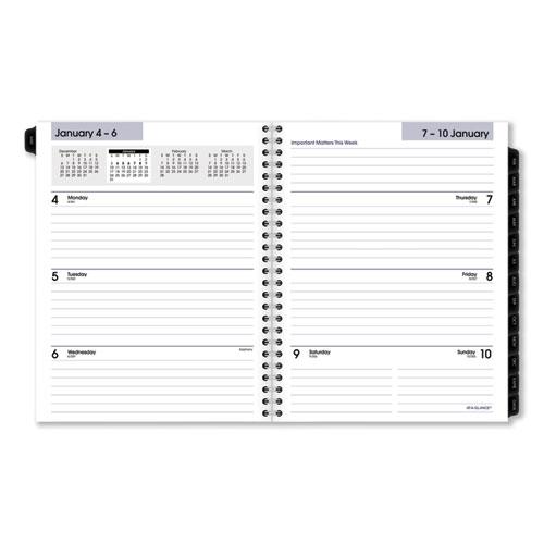 DayMinder Executive Weekly/Monthly Refill, 8.75 x 7, White Sheets, 12-Month (Jan to Dec): 2024. Picture 3