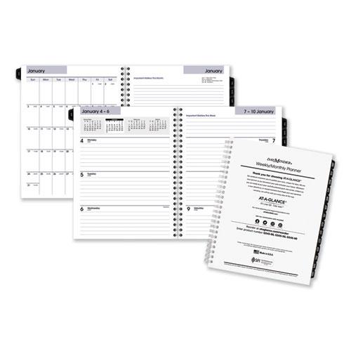 DayMinder Executive Weekly/Monthly Refill, 8.75 x 7, White Sheets, 12-Month (Jan to Dec): 2024. Picture 1