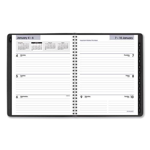 DayMinder Executive Weekly/Monthly Planner, 8.75 x 7, Black Cover, 12-Month (Jan to Dec): 2022. Picture 3