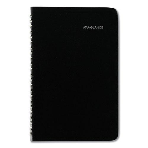 DayMinder Block Format Weekly Appointment Book, Tabbed Telephone/Add Section, 8.5 x 5.5, Black, 12-Month (Jan-Dec): 2023. Picture 1
