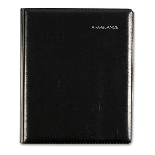 DayMinder Executive Weekly/Monthly Planner, 8.75 x 7, Black Cover, 12-Month (Jan to Dec): 2022. The main picture.