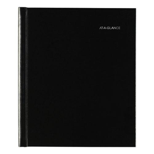 DayMinder Hard-Cover Monthly Planner with Memo Section, 8.5 x 7, Black Cover, 12-Month (Jan to Dec): 2024. Picture 3