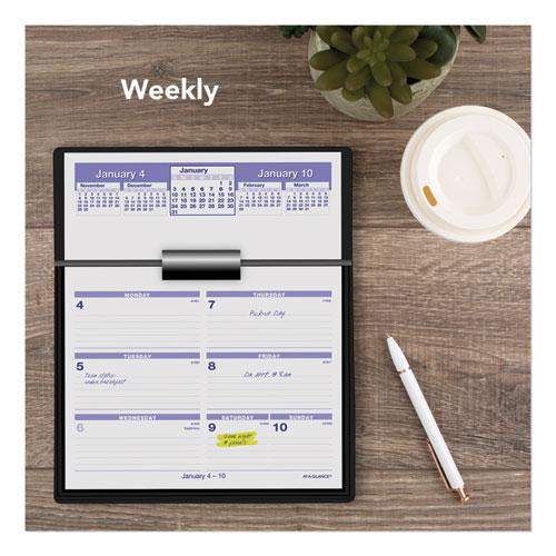 Flip-A-Week Desk Calendar and Base, 7 x 5.5, White Sheets, 12-Month (Jan to Dec): 2024. Picture 5