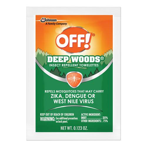 Deep Woods Towelette, 0.28 Box, Unscented, 12/Box. Picture 1