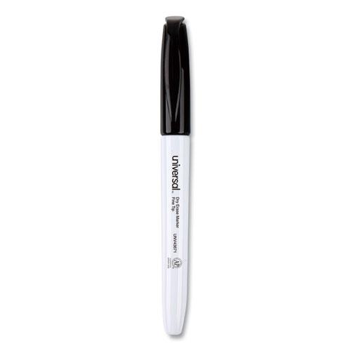 Pen Style Dry Erase Marker, Fine Bullet Tip, Black, Dozen. Picture 2