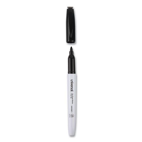 Pen Style Dry Erase Marker, Fine Bullet Tip, Black, Dozen. Picture 4