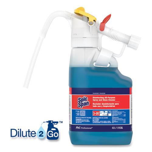 Dilute 2 Go, Spic and Span Disinfecting All-Purpose Spray and Glass Cleaner, Fresh Scent, , 4.5 L Jug, 1/Carton. Picture 2