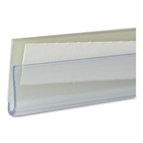 Shelf Labeling Strips, Side Load, 4 x 0.78, Clear, 10/Pack. Picture 5
