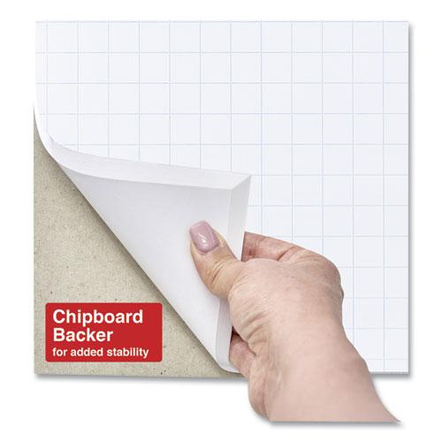 Easel Pads/Flip Charts, Quadrille Rule (1 sq/in), 27 x 34, White, 50 Sheets, 2/Carton. Picture 10