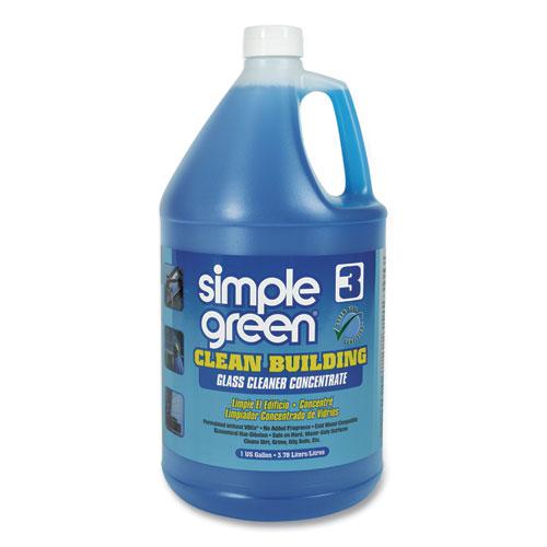 Clean Building Glass Cleaner Concentrate, Unscented, 1gal Bottle. Picture 1