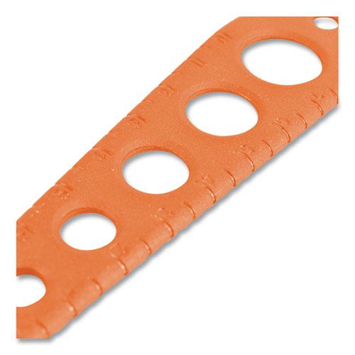Safety Cutter, 1.2" Blade, 5.75" Plastic Handle, Orange, 5/Pack. Picture 3
