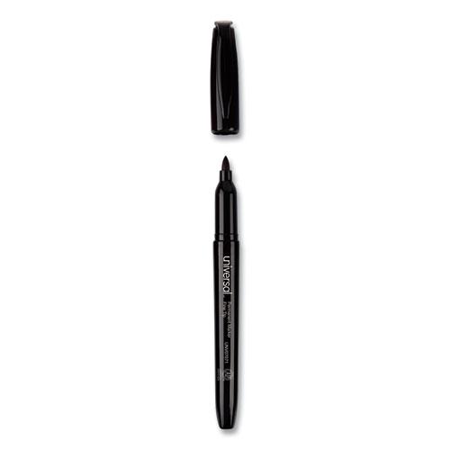 Pen-Style Permanent Marker Value Pack, Fine Bullet Tip, Black, 36/Pack. Picture 6