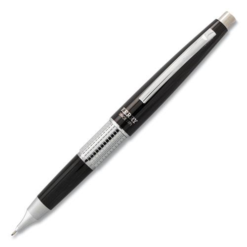 Sharp Kerry Mechanical Pencil, 0.5 mm, HB (#2.5), Black Lead, Black Barrel. The main picture.