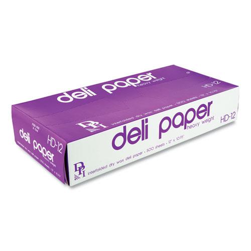 Interfolded Deli Sheets, 10.75 x 12, Heavyweight, 500 Sheets/Box, 12 Boxes/Carton. Picture 1