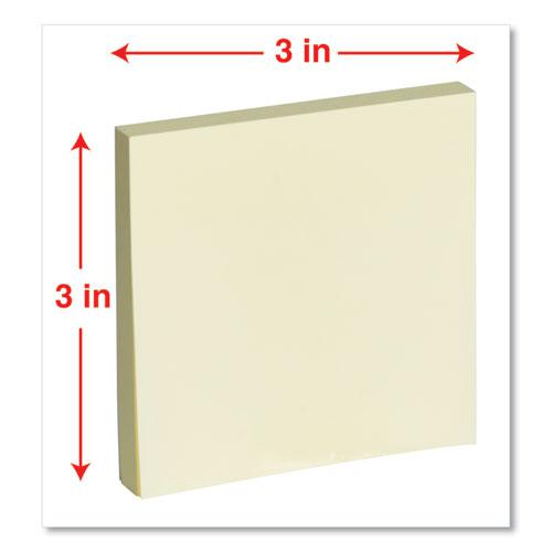 Self-Stick Note Pad Cabinet Pack, 3" x 3", Assorted Pastel Colors, 90 Sheets/Pad, 24 Pads/Pack. Picture 6