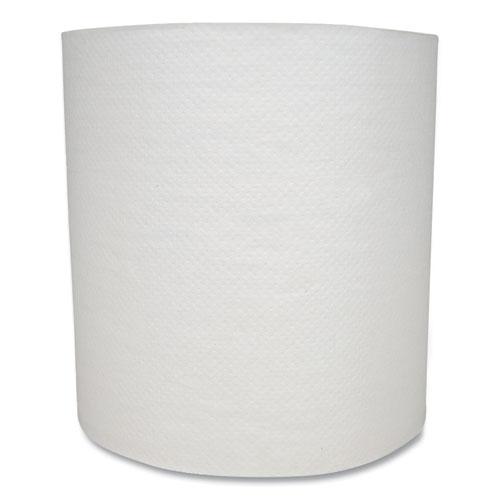 Morsoft Universal Roll Towels, 1-Ply, 8" x 700 ft, White, 6 Rolls/Carton. Picture 1