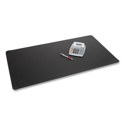 Rhinolin II Desk Pad with Antimicrobial Protection, 36 x 20, Black. The main picture.