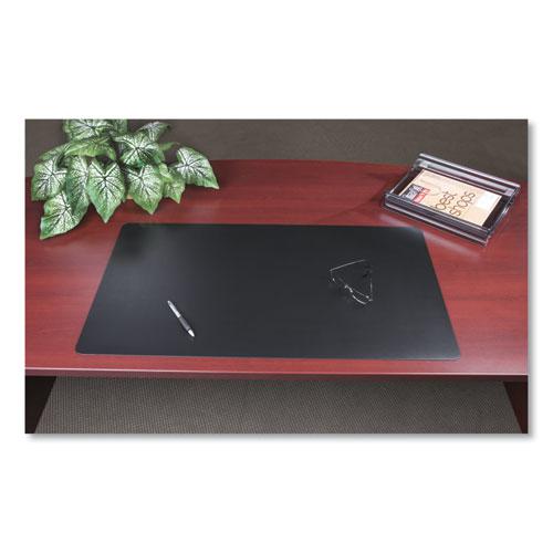 Rhinolin II Desk Pad with Antimicrobial Protection, 24 x 17, Black. Picture 4