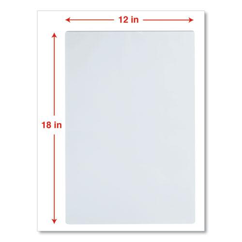 Laminating Pouches, 3 mil, 18" x 12", Gloss Clear, 25/Pack. Picture 3