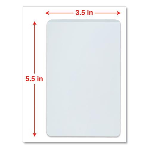 Laminating Pouches, 5 mil, 5.5" x 3.5", Gloss Clear, 25/Pack. Picture 4
