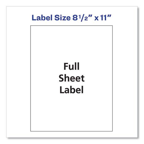 Shipping Labels with TrueBlock Technology, Inkjet/Laser Printers, 8.5 x 11, White, 500/Box. Picture 4