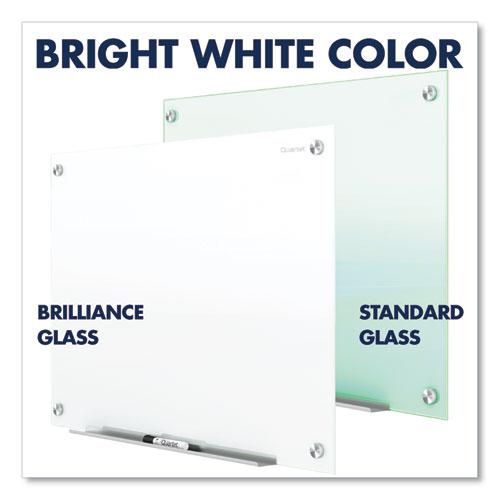 Brilliance Glass Dry-Erase Boards, 48 x 48, White Surface. Picture 7