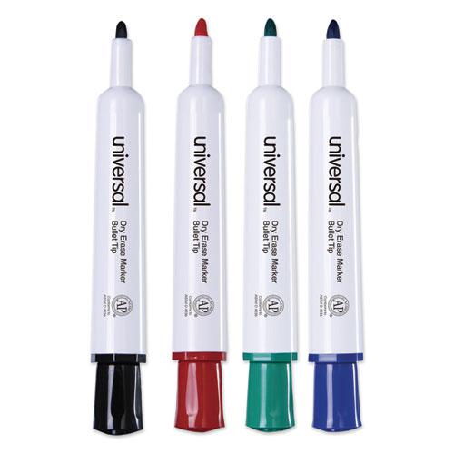 Dry Erase Marker, Medium Bullet Tip, Assorted Colors, 4/Set. Picture 4