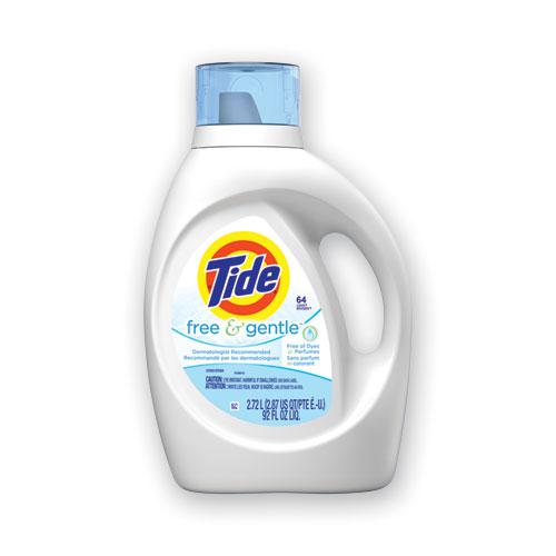 Free and Gentle Liquid Laundry Detergent, 64 Loads, 92 oz Bottle, 4/Carton. Picture 1