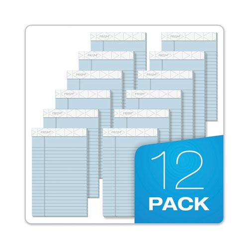 Prism + Colored Writing Pads, Narrow Rule, 50 Pastel Blue 5 x 8 Sheets, 12/Pack. Picture 7