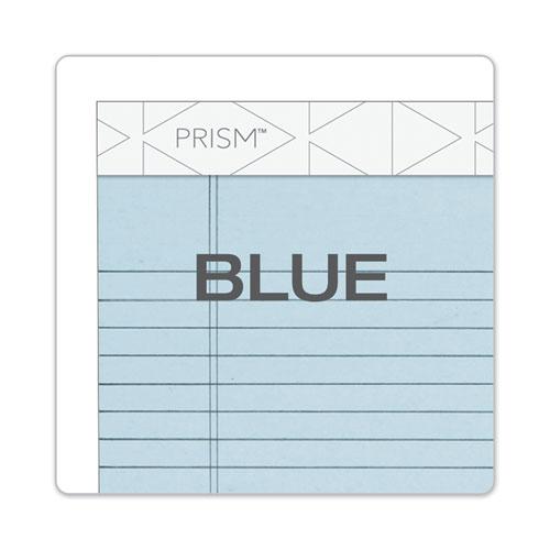 Prism + Colored Writing Pads, Narrow Rule, 50 Pastel Blue 5 x 8 Sheets, 12/Pack. Picture 4