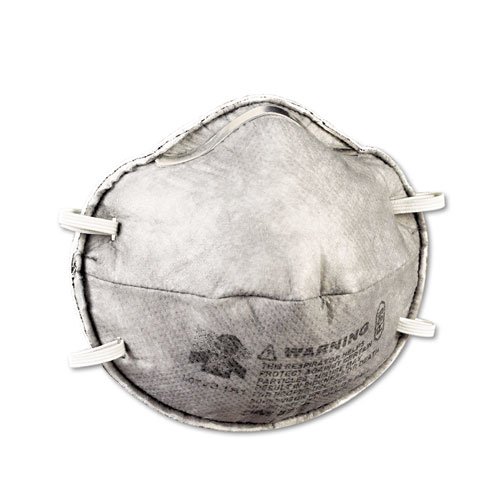 R95 Particulate Respirator w/Nuisance-Level Organic Vapor Relief, One Size Fits All, 20/Box. Picture 1