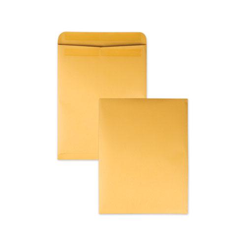 Redi-Seal Catalog Envelope, #15 1/2, Cheese Blade Flap, Redi-Seal Adhesive Closure, 12 x 15.5, Brown Kraft, 250/Box. Picture 1