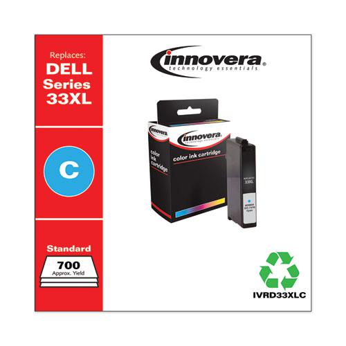 Remanufactured Cyan Ink, Replacement for 33XL (8DNKH331-7378), 700 Page-Yield. Picture 2