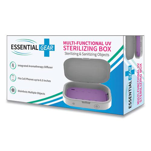 UV Sterilizing Box for Mobile Phones, White. Picture 3