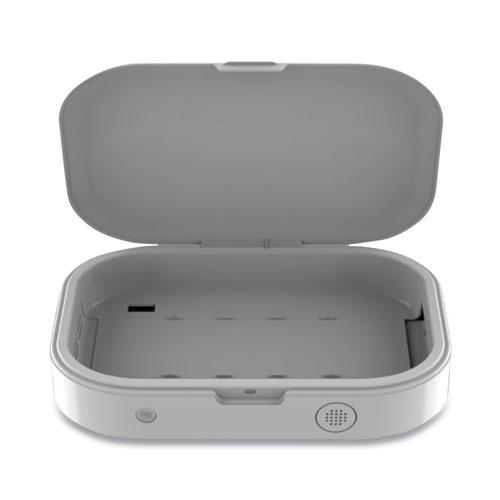 UV Sterilizing Box for Mobile Phones, White. Picture 1