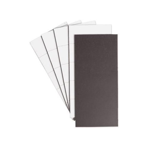Dry Erase Magnetic Tape Strips, 2" x 0.88", White, 25/Pack. Picture 2