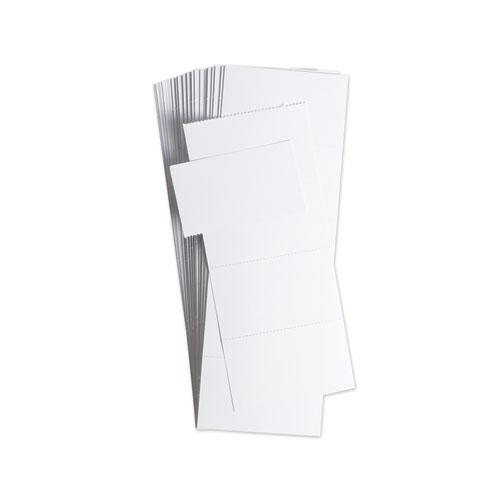 Data Card Replacement, 3 x 1.75, White, 500/Pack. Picture 1