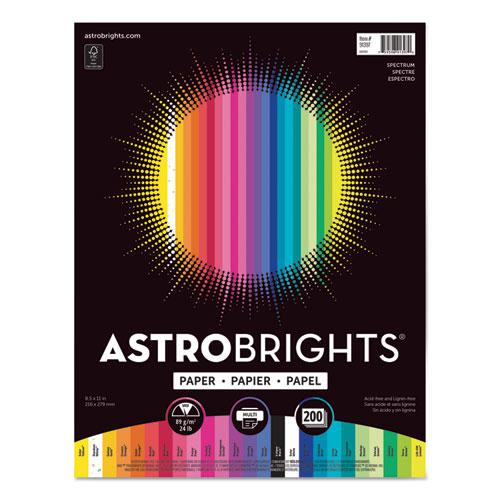 Color Paper - "Spectrum" Assortment, 24 lb Bond Weight, 8.5 x 11, 25 Assorted Spectrum Colors, 200/Pack. Picture 4