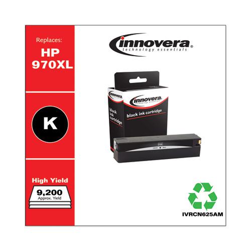Remanufactured Black High-Yield Ink, Replacement for 970XL (CN625AM), 9,200 Page-Yield. Picture 2
