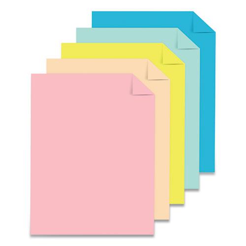 Color Cardstock, 65 lb Cover Weight, 8.5 x 11, Assorted Colors, 250/Pack. Picture 4