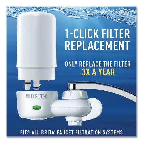 On Tap Faucet Water Filter System, White, 4/Carton. Picture 5