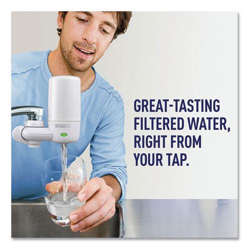 On Tap Faucet Water Filter System, White, 4/Carton. Picture 2